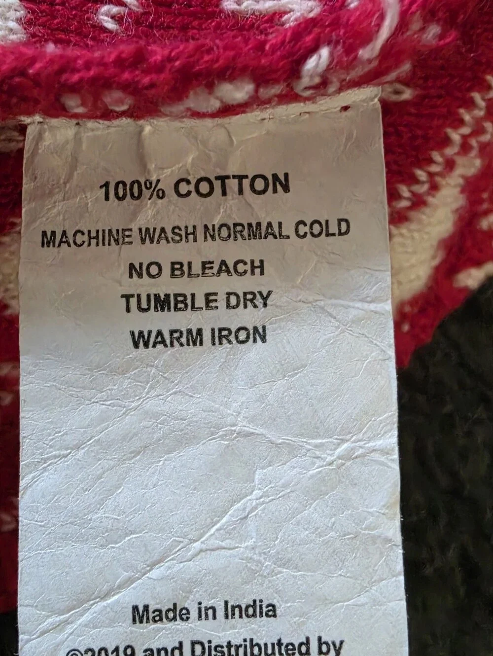 Joann Fabrics red cream